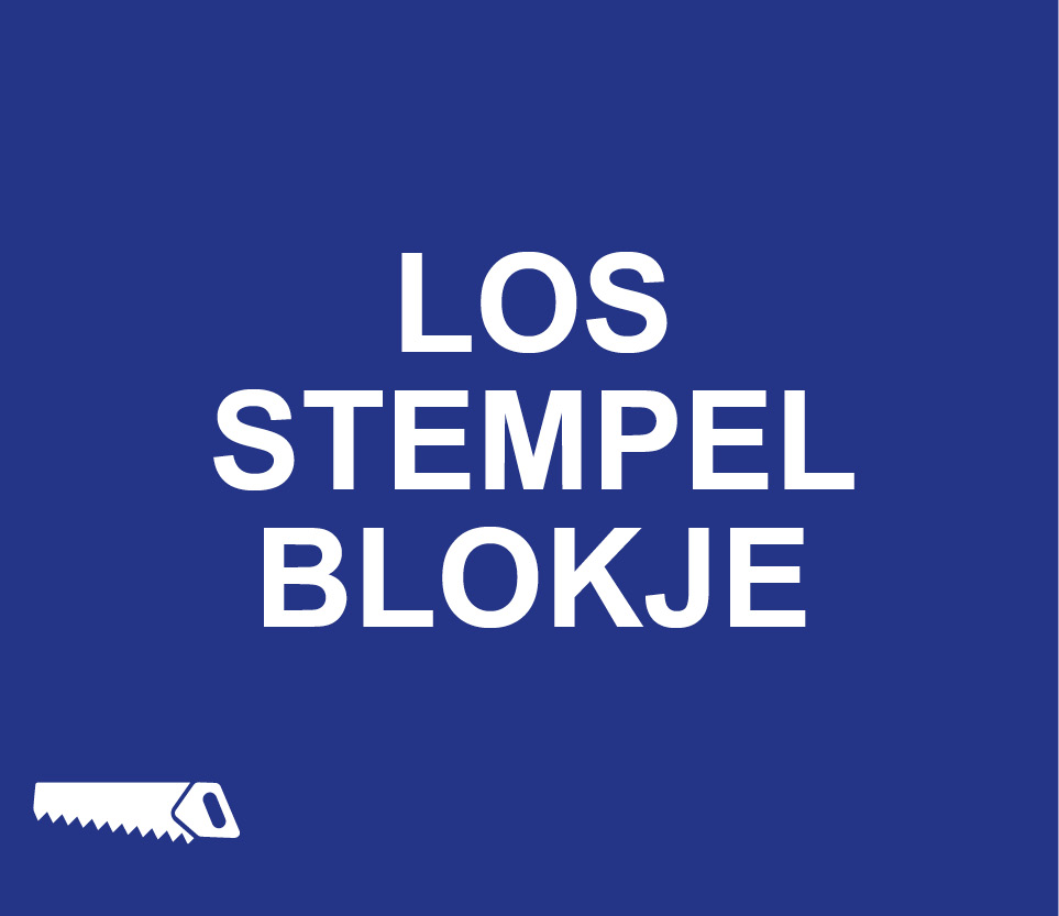los-stempelblokje-teken-cijfer-letter